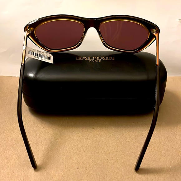 Balmain Paris sunglasses bronze-brown color New - Picture 6 of 10